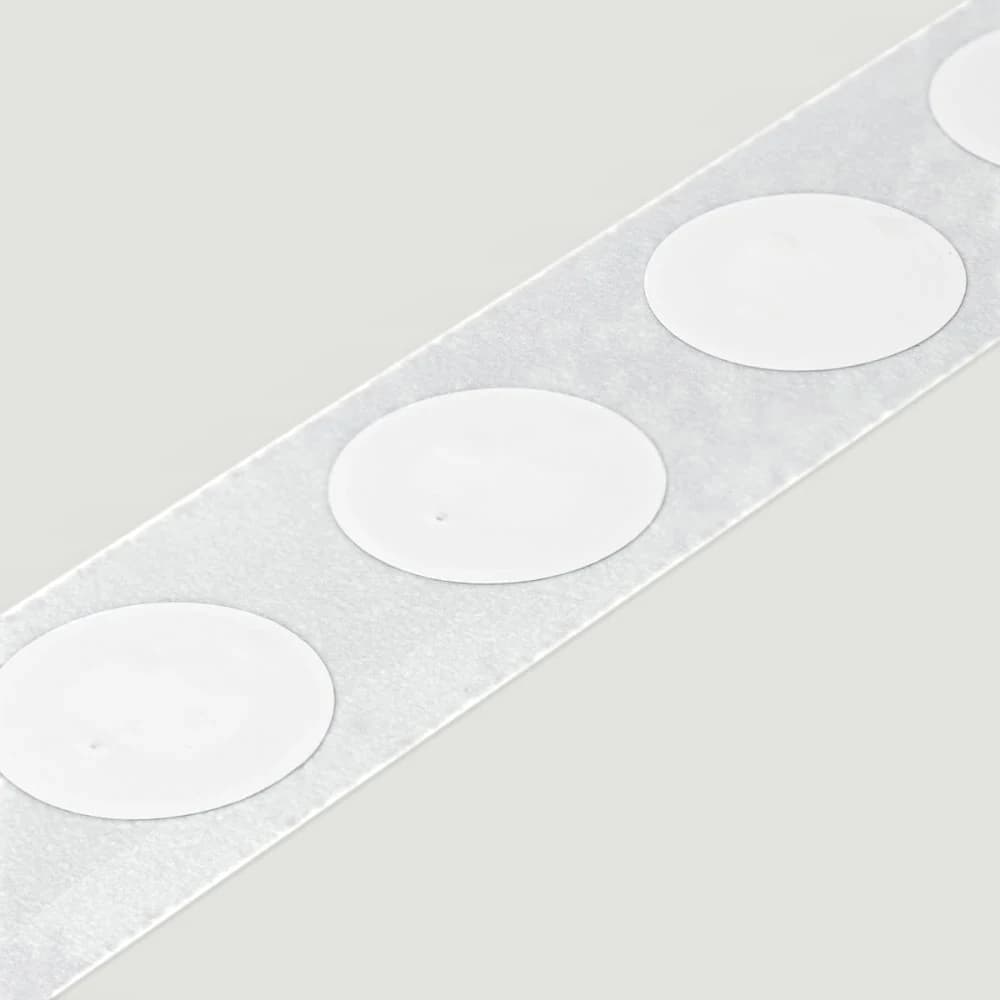 Tags NFC sticker brancas no rolo
